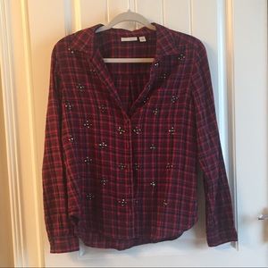 Red Flannel Button Up